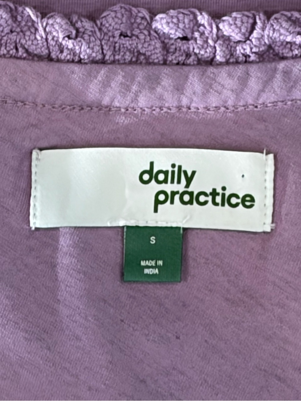 Anthropologie DAILY PRACTICE Pink Ruched Long Sleeve Maxi Dress Size S - Picture 11 of 13